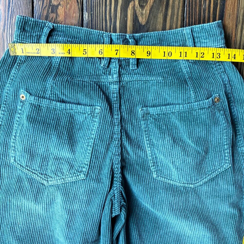 Free People Good Luck Mid Rise Cord Barrel Pants -Size 25- NWOT - Picture 7 of 10